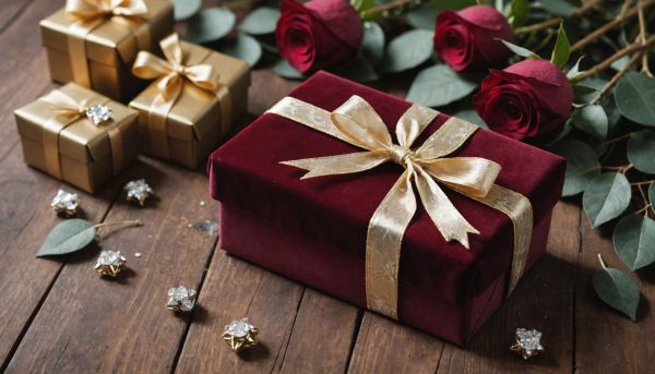 Cadeaux étincelants pour un anniversaire ou la Saint-Valentin
